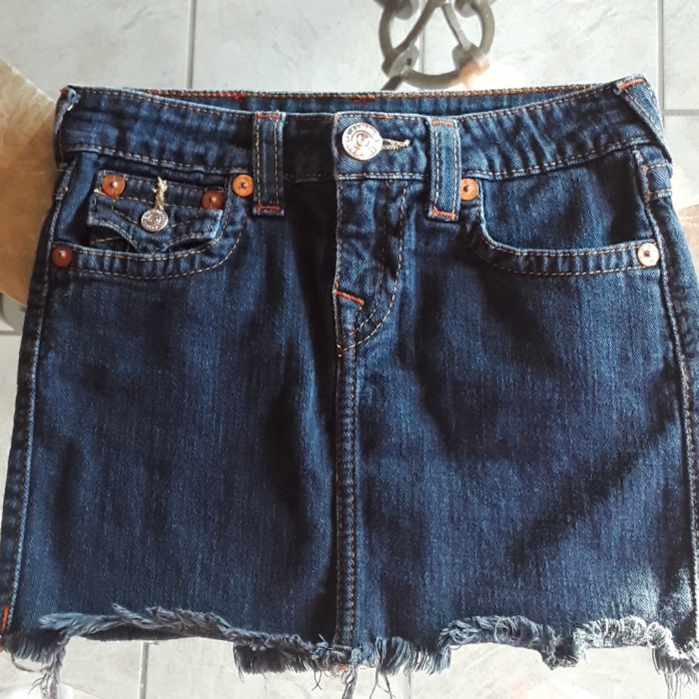 True religion Jean skirt